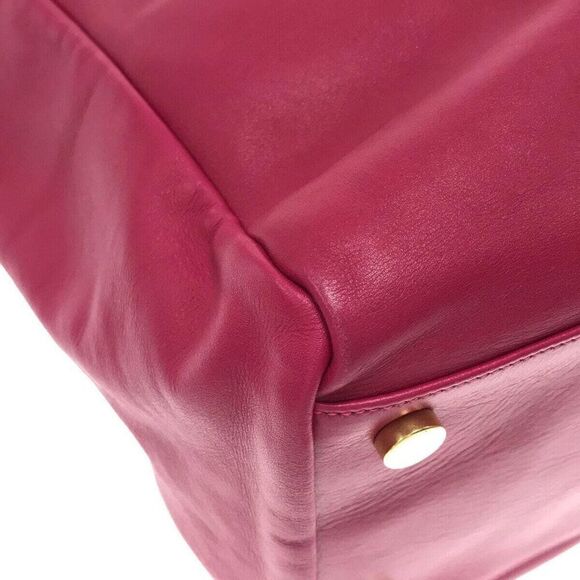 SAINT LAURENT PARIS Vorise 314252 Pink Leather Tote Bag - Picture 5 of 14